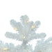 9'6"Hx44"W Pencil White Salem Pine Artificial Christmas Tree, LED Pre-Lit -White - A103286LED