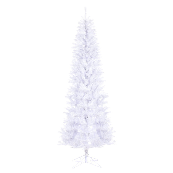 9'6"Hx44"W Pencil White Salem Pine Artificial Christmas Tree, Unlit -White - A103285