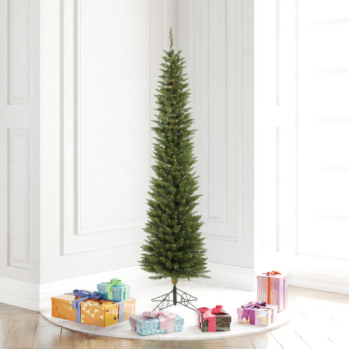 5'6"Hx18"W Pole Durham Pine Artificial Christmas Tree, Unlit -Green - A103655