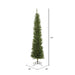 6'6"Hx20"W Pole Durham Pine Artificial Christmas Tree, Unlit -Green - A103665