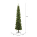 7'6"Hx23"W Pole Durham Pine Artificial Christmas Tree, Unlit -Green - A103675