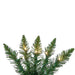 6'6"Hx20"W Pole Durham Pine Artificial Christmas Tree, Micro LED Pre-Lit (Multi-Mode) -Green - A103668LEDCC