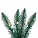 7'6"Hx23"W Pole Durham Pine Artificial Christmas Tree, LED Pre-Lit -Green - A103676LED