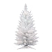 2'6"Hx17"W Pencil Sparkle White Spruce Artificial Christmas Tree, Unlit -White - A104030