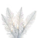5'Hx25"W Pencil Sparkle White Spruce Artificial Christmas Tree, LED Pre-Lit -White - A104051LED