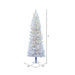 6'Hx29"W Pencil Sparkle White Spruce Artificial Christmas Tree, LED Pre-Lit (Multicolor) -White - A104062LED