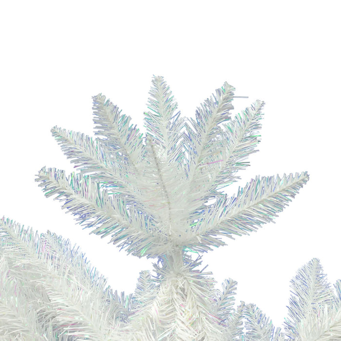 6'Hx29"W Pencil Sparkle White Spruce Artificial Christmas Tree, Unlit -White - A104060