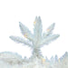 6'Hx29"W Pencil Sparkle White Spruce Artificial Christmas Tree, LED Pre-Lit -White - A104061LED