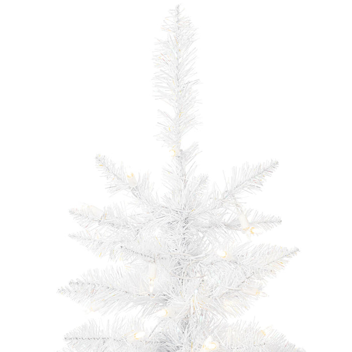 3'6"Hx26"W Sparkle White Spruce Artificial Christmas Tree, LED Pre-Lit -White - A104136LED