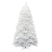 7'6"Hx52"W Sparkle White Spruce Artificial Christmas Tree, Unlit -White - A104175