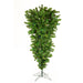 5'6"Hx38"W Upside-Down American Pine Artificial Christmas Tree, LED Pre-Lit (Multicolor) -Green - A107457LED