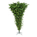 9'Hx78"W Upside-Down American Pine Artificial Christmas Tree, LED Pre-Lit -Green - A107481LED