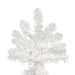 9'Hx78"W Upside-Down American Pine Artificial Christmas Tree, LED Pre-Lit -White - A107581LED