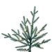 8'6"Hx54"W PE Slim Itasca Fraser Artificial Christmas Tree, LED Pre-Lit -Green - A110281LED