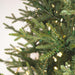 7'6"Hx50"W PE Slim Itasca Fraser Artificial Christmas Tree, LED Pre-Lit -Green - A110276LED