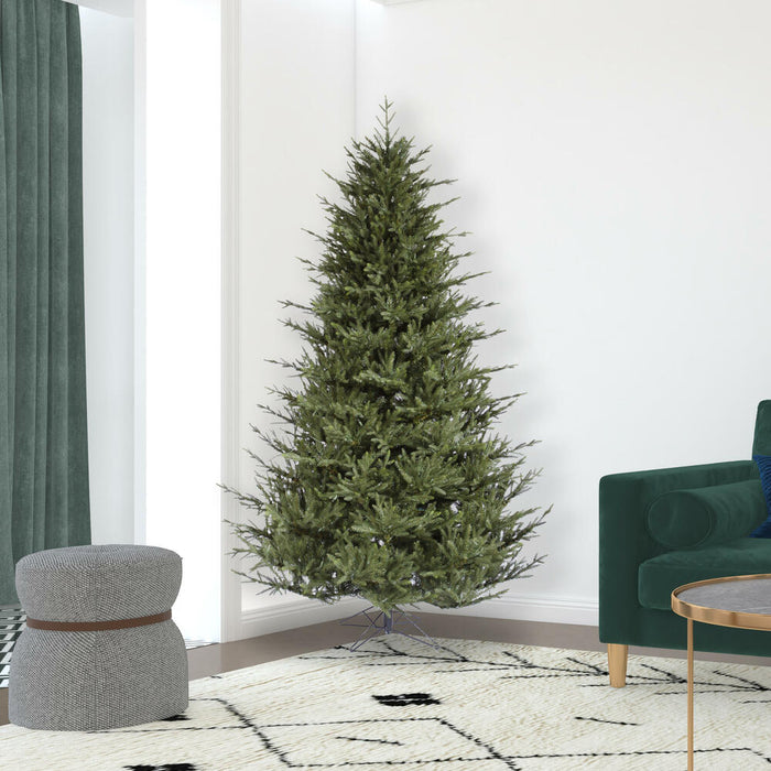 6'6"Hx56"W PE Itasca Fraser Artificial Christmas Tree, Unlit -Green - A110365