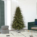 6'6"Hx56"W PE Itasca Fraser Artificial Christmas Tree, LED Pre-Lit -Green - A110366LED