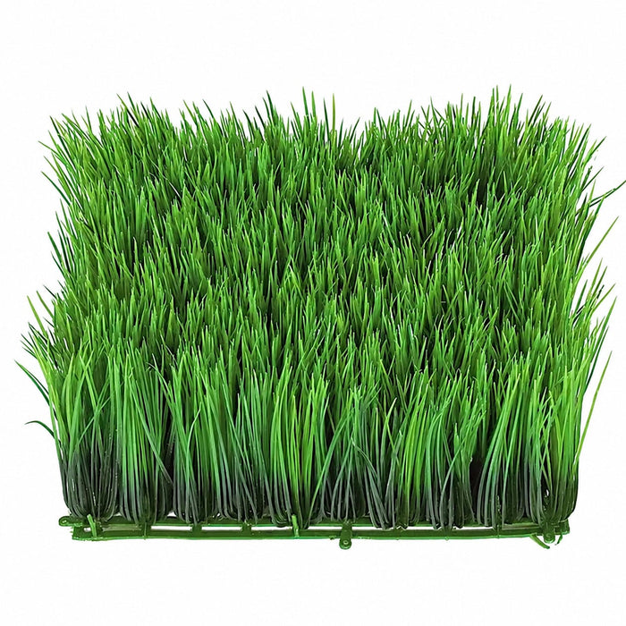 10"x10"x4.5" Outdoor UV-Proof Artificial Grass Mat -Green (Pack of 4) - A-110380