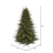8'6"Hx70"W PE Itasca Fraser Artificial Christmas Tree, LED Pre-Lit -Green - A110381LED