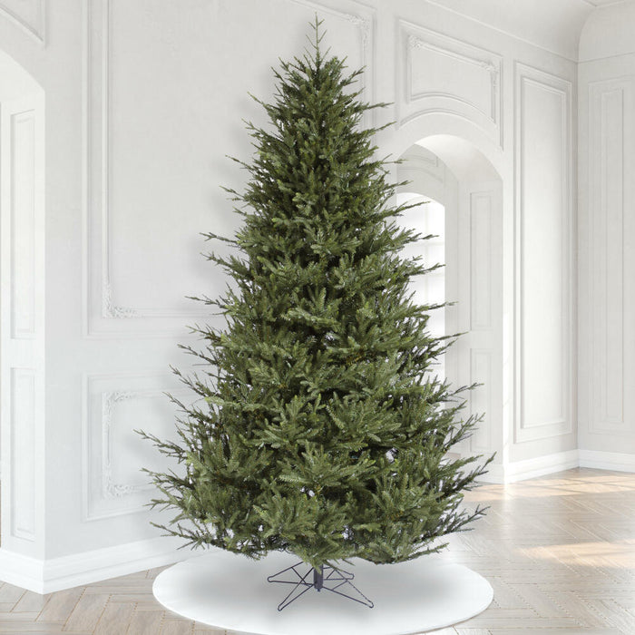 9'6"Hx76"W PE Itasca Fraser Artificial Christmas Tree, Unlit -Green - A110385