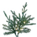 9'6"Hx76"W PE Itasca Fraser Artificial Christmas Tree, LED Pre-Lit -Green - A110386LED