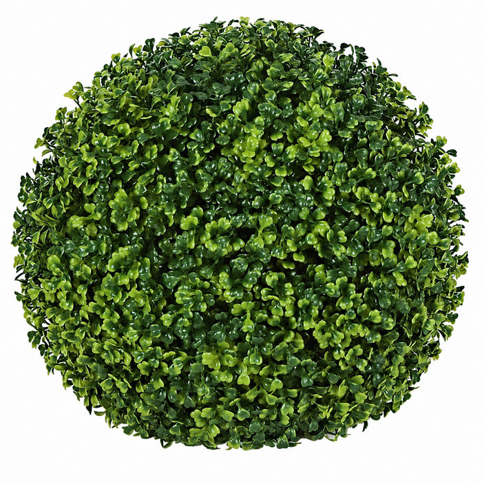 12" Outdoor UV-Proof Artificial Boxwood Ball Topiary -Green (Pack of 6) - A117013