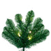 6'Hx61"W Hanging Upside-Down American Pine Artificial Christmas Tree, LED Pre-Lit -Green - A117436LED