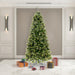 8'6"Hx50"W PE Slim Cashmere Pine Artificial Christmas Tree, Unlit -Green - A118180
