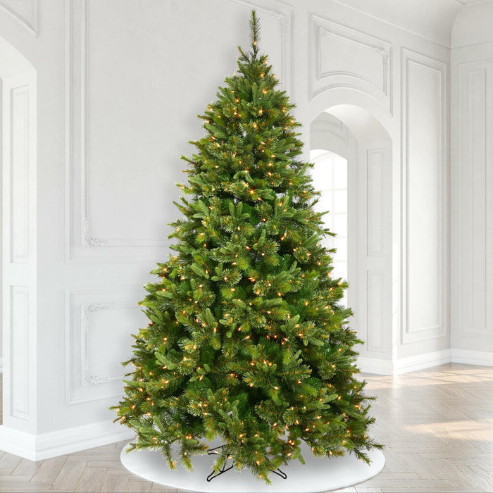5'6"Hx43"W PE Cashmere Pine Artificial Christmas Tree, Unlit -Green - A118255