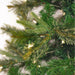 8'6"Hx50"W PE Slim Cashmere Pine Artificial Christmas Tree, LED Pre-Lit -Green - A118181LED