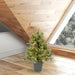 2'Hx21"W PE Cashmere Pine Artificial Christmas Tree, LED Pre-Lit -Green - A118225LED