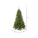 7'6"Hx55"W PE Cashmere Pine Artificial Christmas Tree, Unlit -Green - A118275
