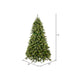 7'6"Hx55"W PE Cashmere Pine Artificial Christmas Tree, LED Pre-Lit -Green - A118276LED