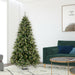 6'6"Hx49"W PE Cashmere Pine Artificial Christmas Tree, LED Pre-Lit -Green - A118266LED