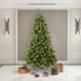 8'6"Hx61"W PE Cashmere Pine Artificial Christmas Tree, LED Pre-Lit -Green - A118281LED