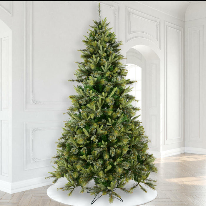 9'6"Hx67"W PE Cashmere Pine Artificial Christmas Tree, Unlit -Green - A118285