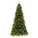 9'6"Hx67"W PE Cashmere Pine Artificial Christmas Tree, LED Pre-Lit -Green - A118286LED