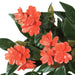 30" Outdoor UV-Proof Artificial Impatiens Flower Bush -Coral (Pack of 4) - A-120510