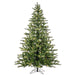 6'6"Hx47"W PE King Spruce Artificial Christmas Tree, LED Pre-Lit -Green - A124466LED