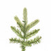 6'6"Hx47"W PE King Spruce Artificial Christmas Tree, LED Pre-Lit -Green - A124466LED