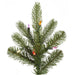 9'Hx65"W PE King Spruce Artificial Christmas Tree, LED Pre-Lit (Multicolor) -Green - A124482LED