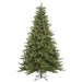 9'Hx65"W PE King Spruce Artificial Christmas Tree, LED Pre-Lit (Multicolor) -Green - A124482LED