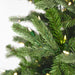 6'6"Hx47"W PE King Spruce Artificial Christmas Tree, LED Pre-Lit -Green - A124466LED