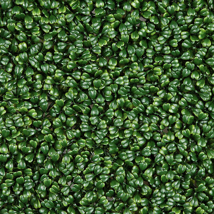 20"x20"x1" Outdoor UV-Proof IFR Artificial Boxwood Mat -Green (Pack of 4) - AR135460