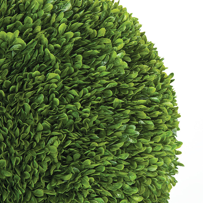 42" UV-Proof Outdoor Artificial Japanese Boxwood Ball-Shaped Topiary -Green - A202780