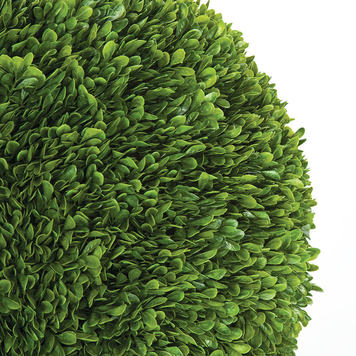 24" UV-Proof Outdoor Artificial Japanese Boxwood Ball-Shaped Topiary -Green - A202790