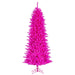 10'Hx50"W Fir Artificial Christmas Tree, Unlit -Hot Pink - A243785