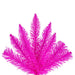 9'Hx46"W Fir Artificial Christmas Tree, Unlit -Hot Pink - A243780