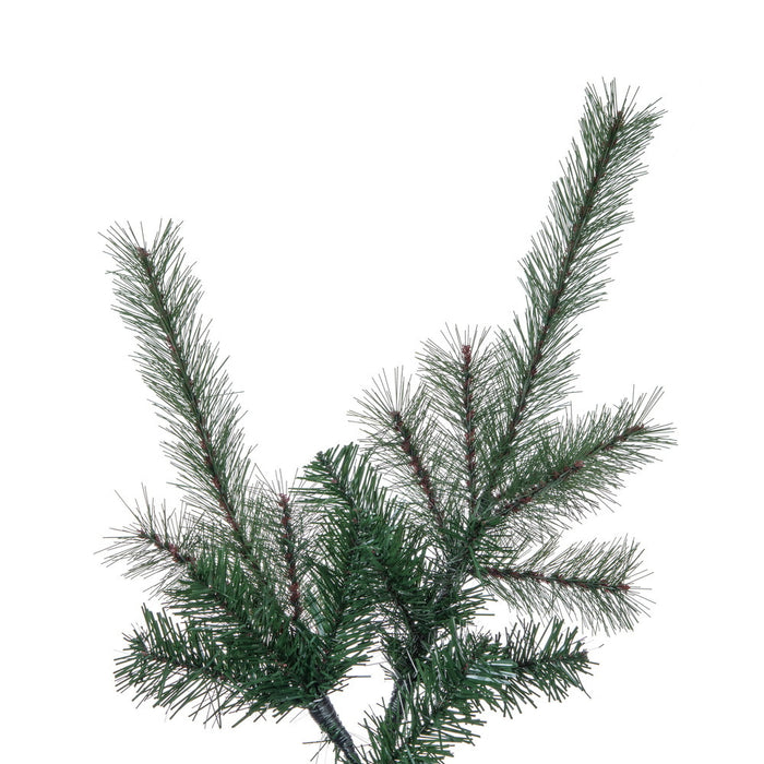 9'Hx59"W Slim Lodge Pole Pine Artificial Christmas Tree, Unlit -Green - A250580