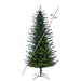 9'Hx59"W Slim Lodge Pole Pine Artificial Christmas Tree, Micro LED Pre-Lit (Multi-Mode) -Green - A250583LEDCC
